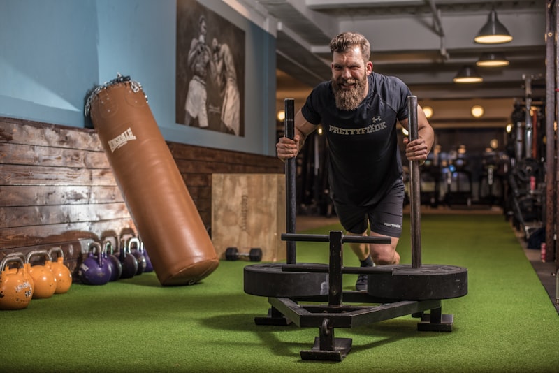Indoor turf track and functional training at Kaizen The Gym